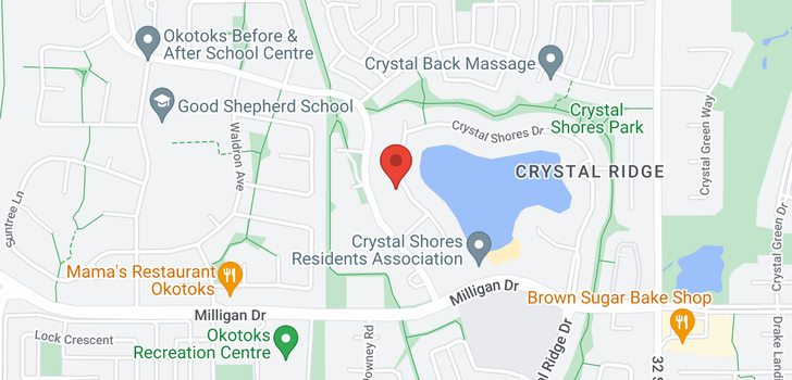 map of 127 Crystal Shores DR